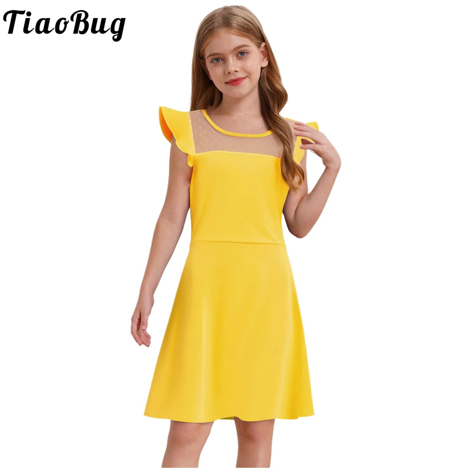 Summer Kids Clothing - Sukienki letnie dla nastolatek, falbanki na