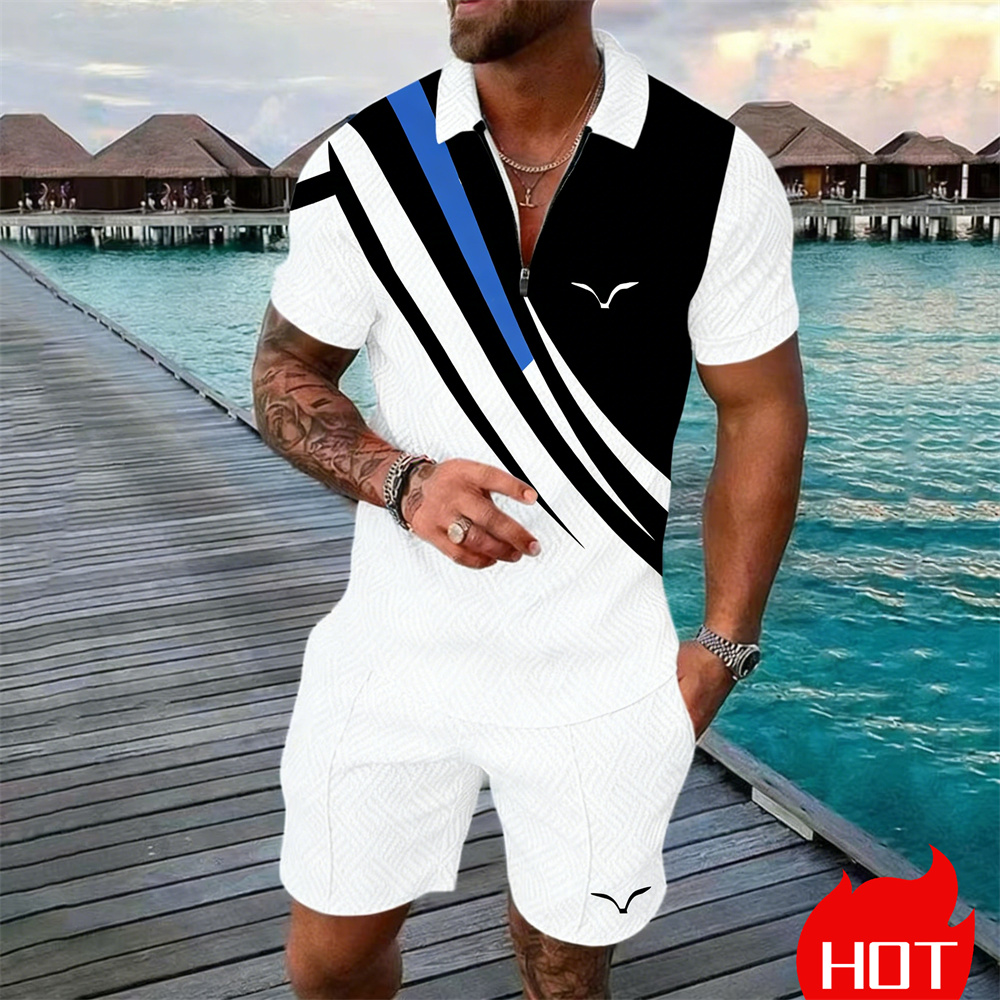Summer Clothing Styles - Letni Zestaw w Paski Y2k Odzież