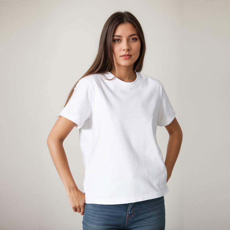 Quality Summer Clothing - Bawełniane bluzki plus size z krótkim