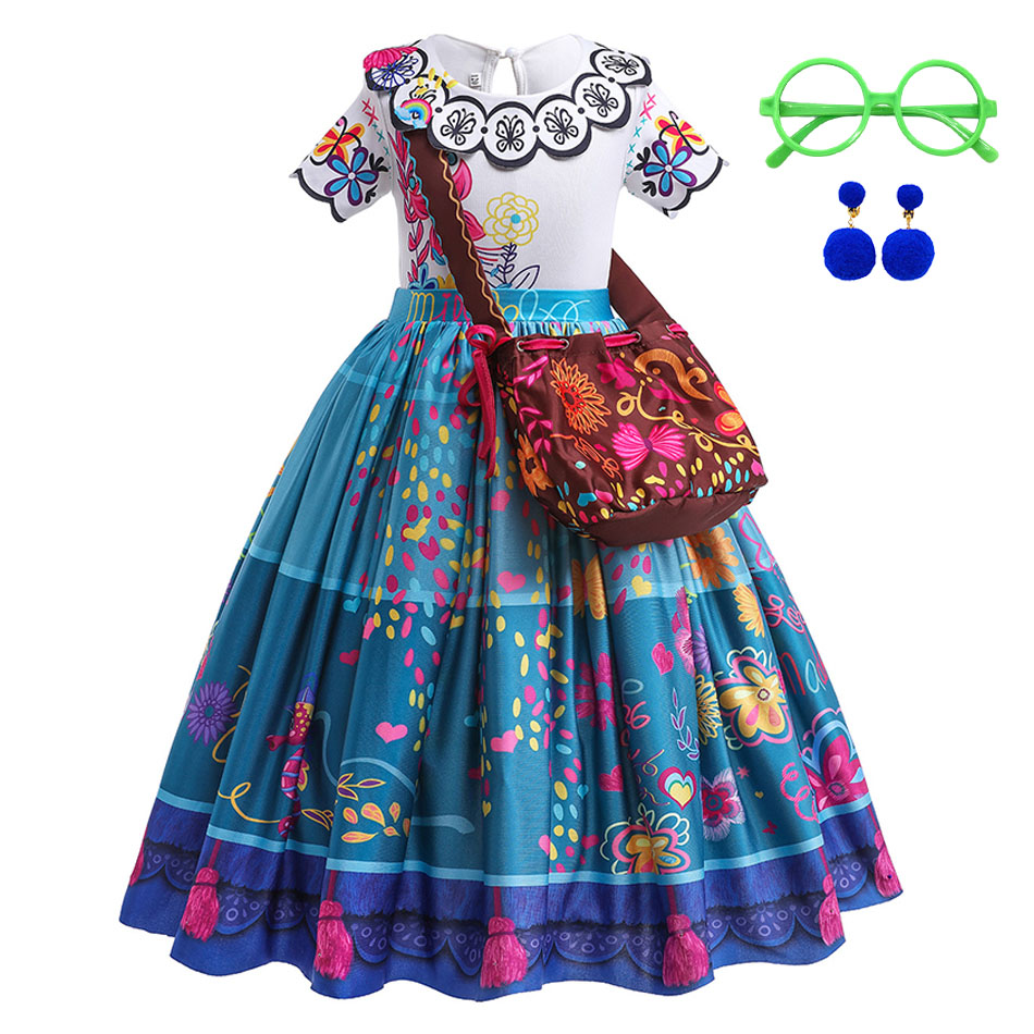 Summer Kids Clothing - Kostium księżniczki dla dziewczynek Encanto Halloween
