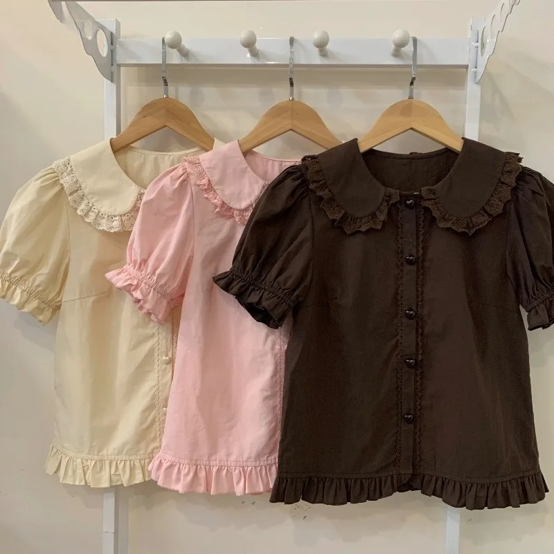 Summer Kids Clothing - Letnie japońskie koszulki Kawaii Lolita Kobiety
