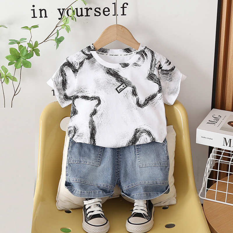 Summer Clothing Drawing For Kids - Zestaw ubranek dla maluchów, letni komplet