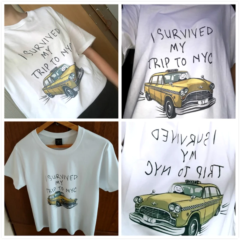 Summer Clothing Nyc - Zabawna koszulka męska damska Przeżyłem/a/a moją