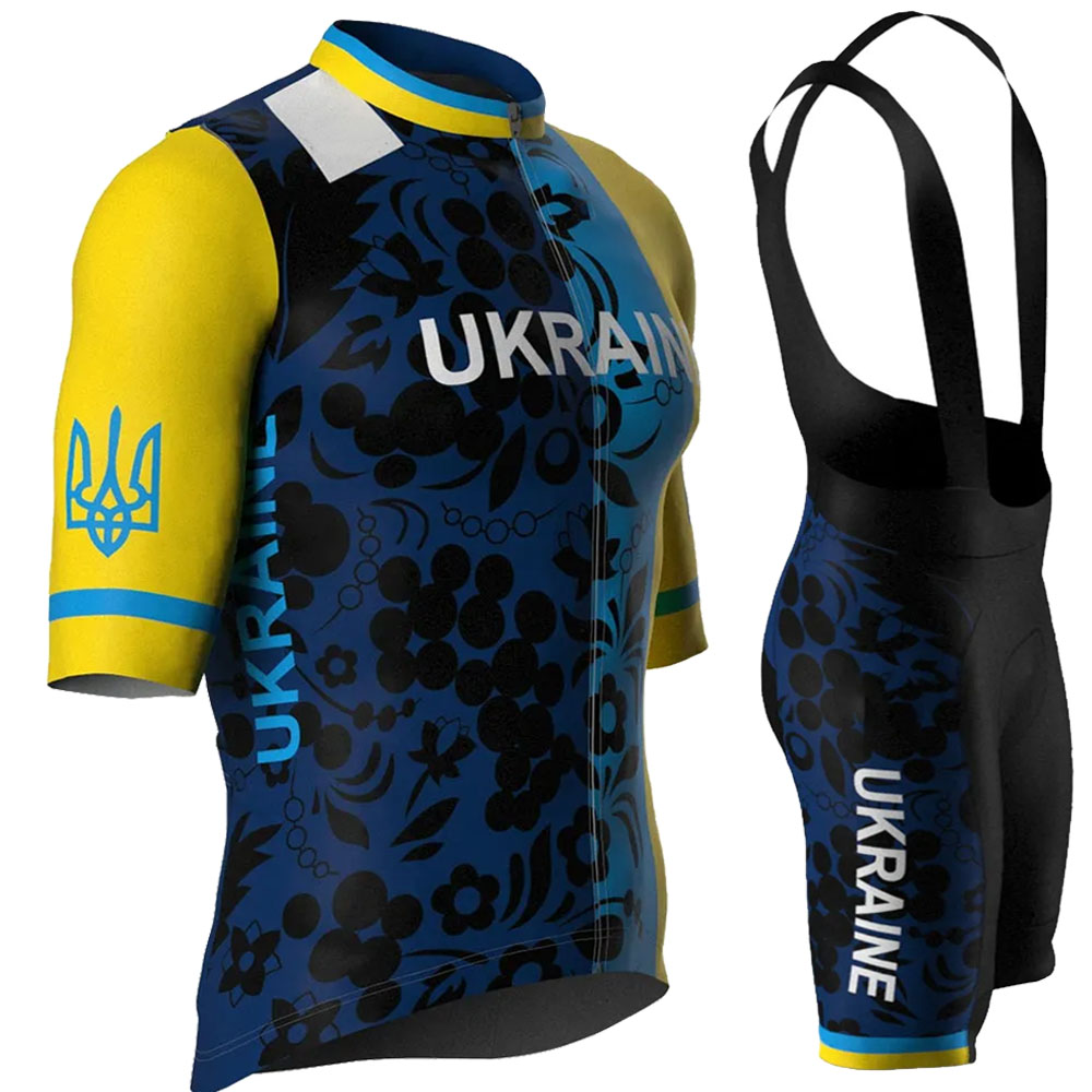 Summer Clothing Men Sale - Zestaw kolarski reprezentacji Ukrainy 2026, letnia
