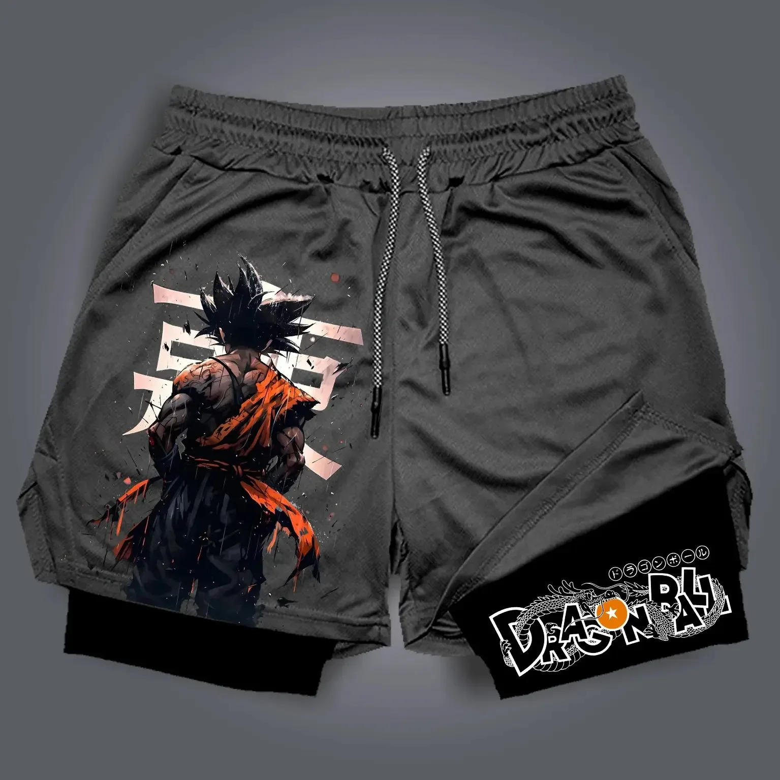 Summer Clothing Layering - Męskie spodenki anime Dragon Ball 2026,