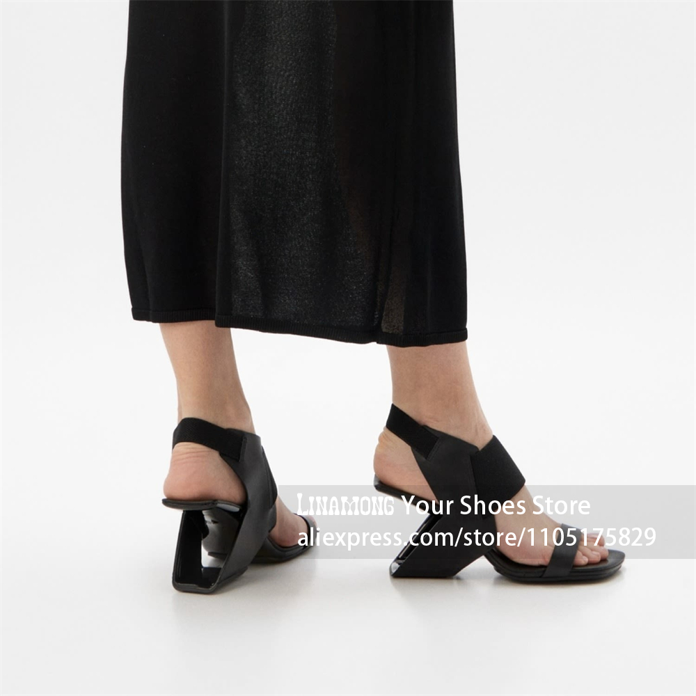 Sandały sznurowane z geometryc – Summer Clothing Elegant recenzja i cena