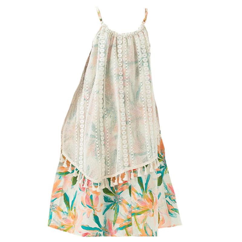 Sukienki dziewczęce z frędzlam – Summer Clothing Drawing For Kids recenzja i cena