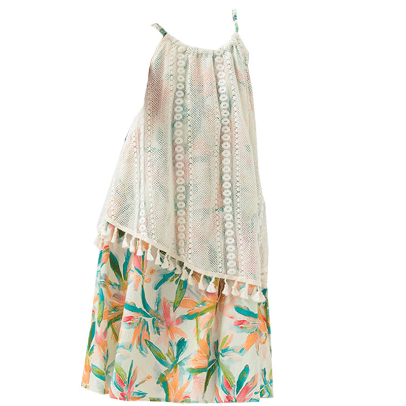 Sukienki dziewczęce z frędzlam – Summer Clothing Drawing For Kids recenzja i cena