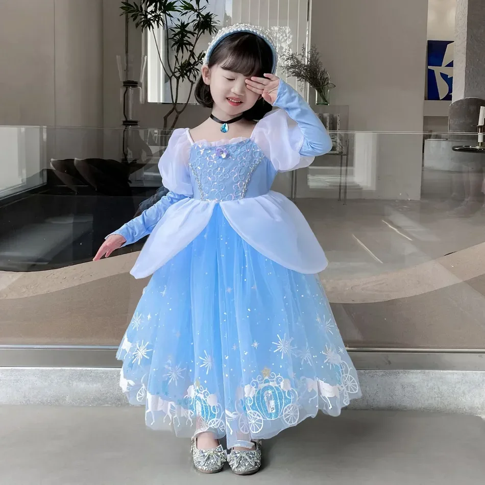 Kopciuszek księżniczka sukienk – Summer Kids Clothing recenzja i cena
