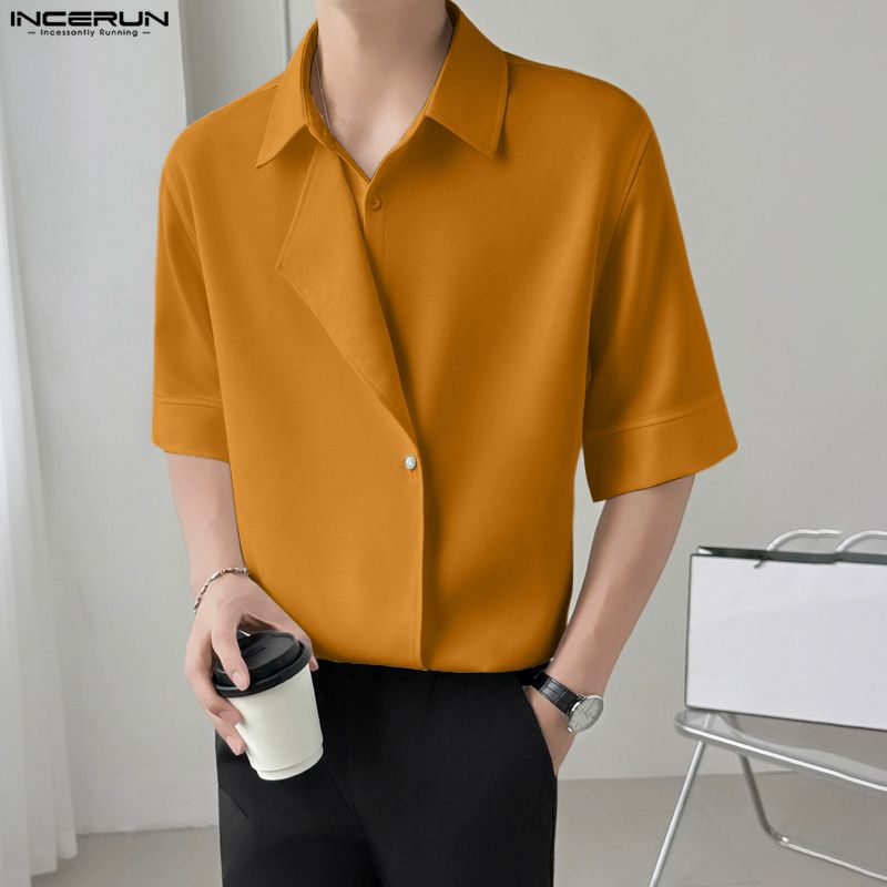 Męska koszula 2026, jednolity  – Summer Clothing Colors 2026 recenzja i cena