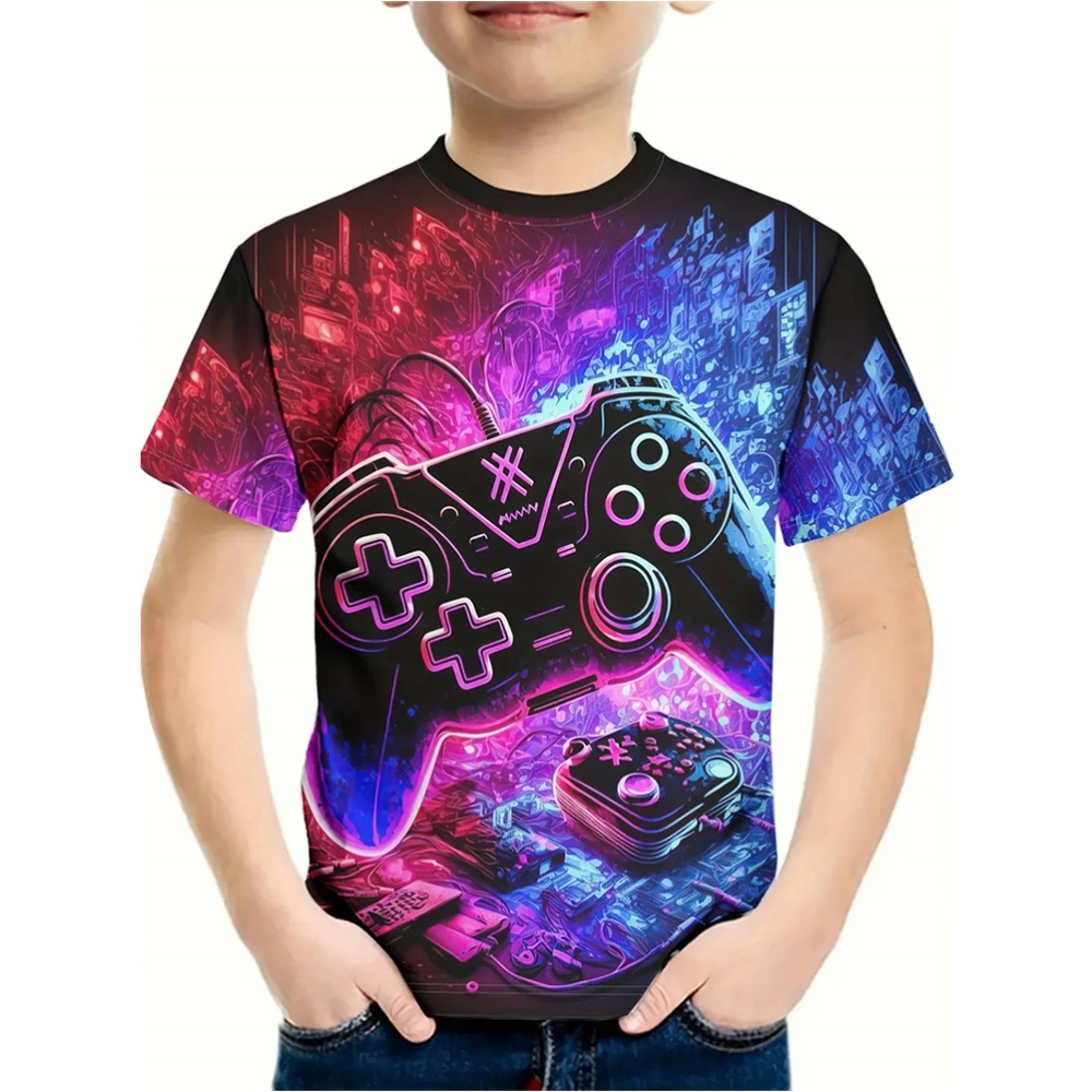 T-Shirt dla chłopca z nadrukie – Summer Clothing Drawing For Kids recenzja i cena