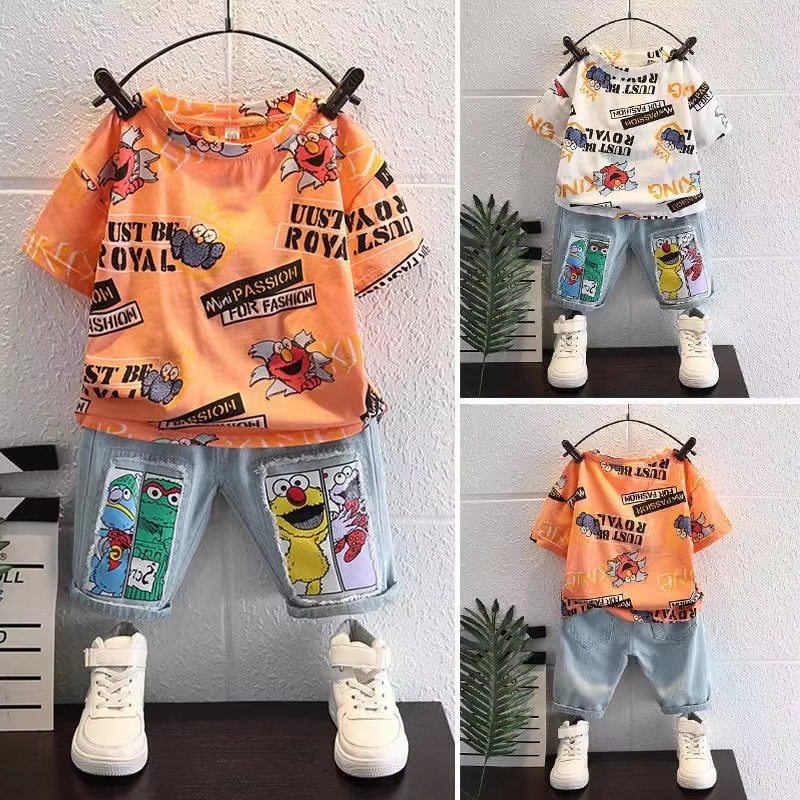 Uroczy T-shirt z krótkim rękaw – Summer Clothing Drawing For Kids recenzja i cena