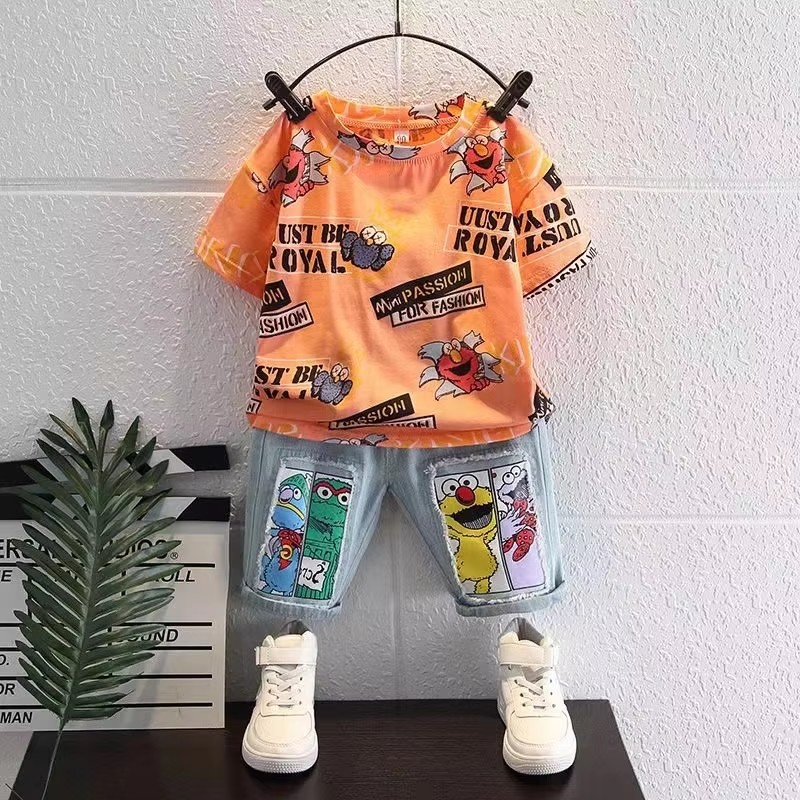 Uroczy T-shirt z krótkim rękaw – Summer Clothing Drawing For Kids recenzja i cena