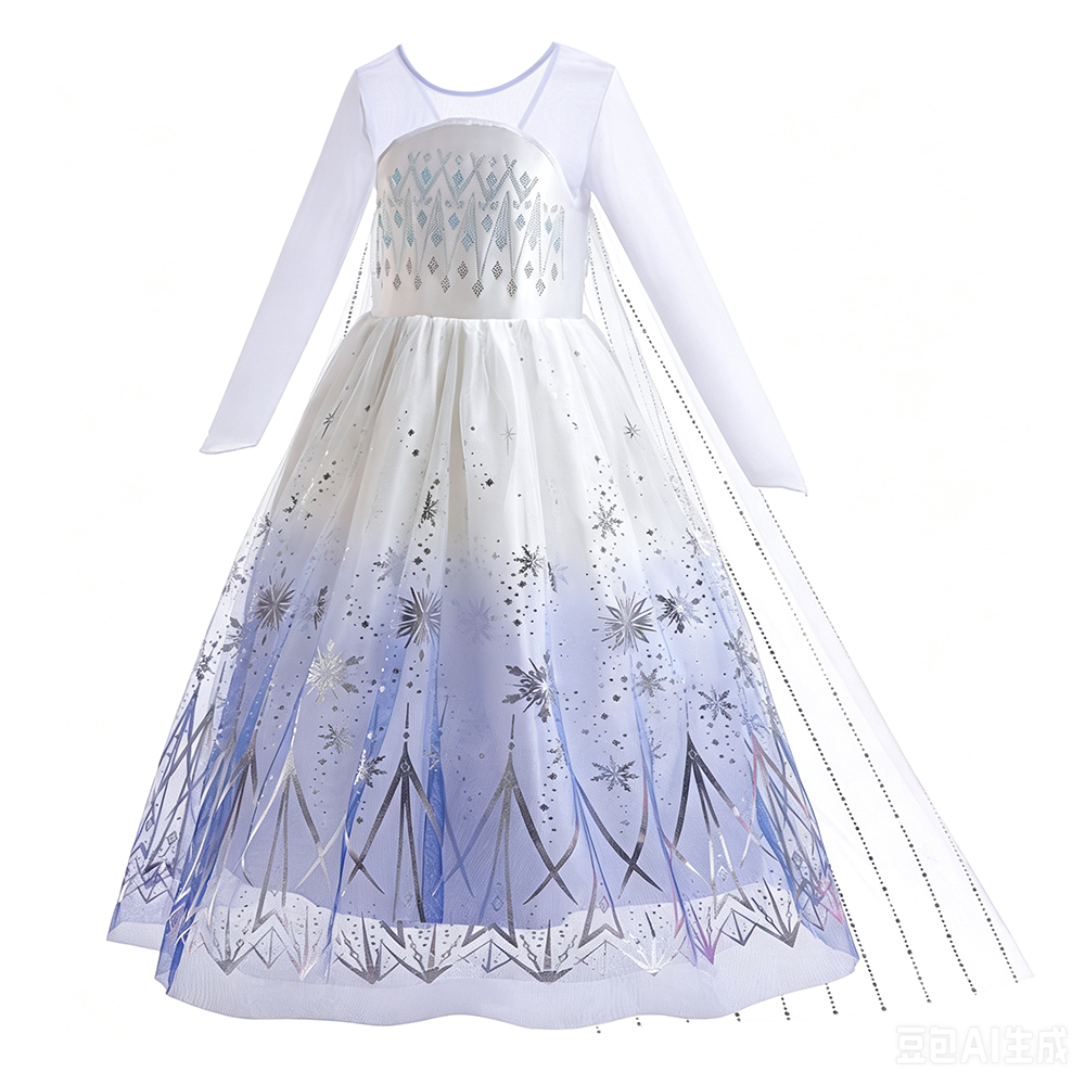 Białe sukienki Elsy dla dziewc – Summer Kids Clothing recenzja i cena