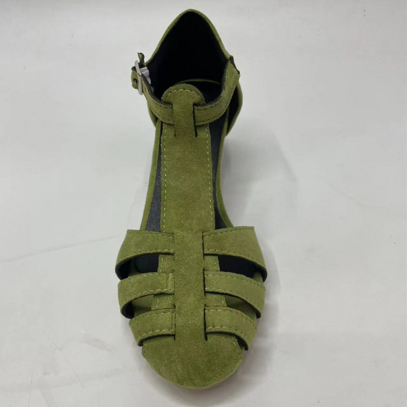Damskie zielone zamszowe sanda – Summer Clothing Elegant recenzja i cena