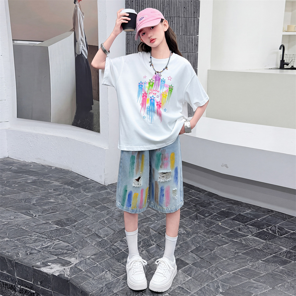 Letni zestaw ubrań dla dziewcz – Summer Clothing Drawing For Kids recenzja i cena