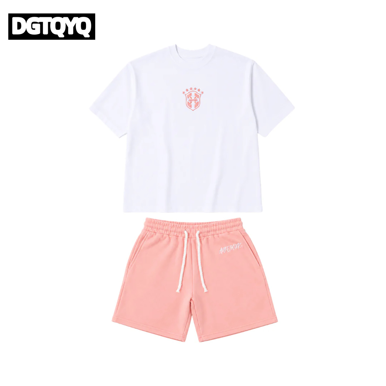 Męskie letnie nowe różowe haft – Summer Clothing Styles recenzja i cena