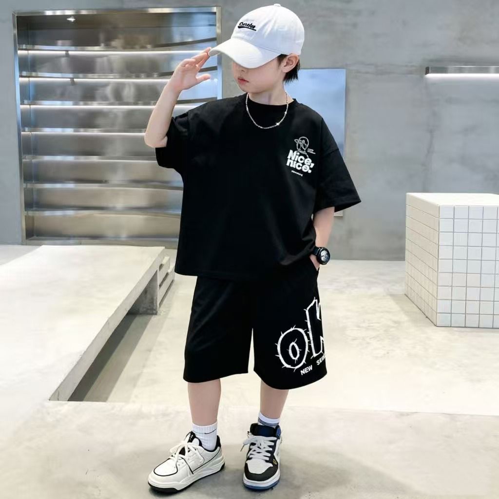 Bawełniany letni zestaw ubrań  – Summer Clothing Drawing For Kids recenzja i cena
