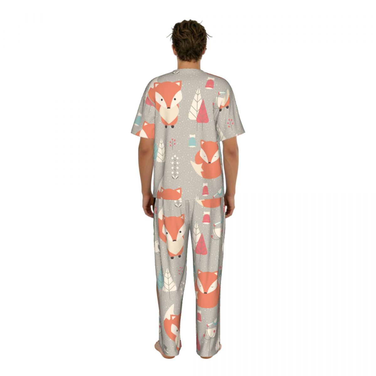 Męski komplet piżamowy z krótk – Summer Clothing Patterns recenzja i cena