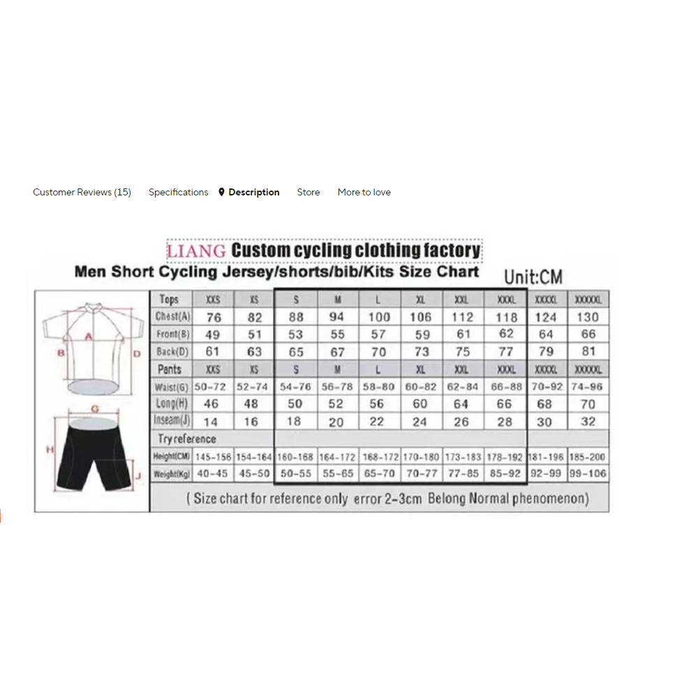 Zestaw kolarski reprezentacji  – Summer Clothing Men Sale recenzja i cena