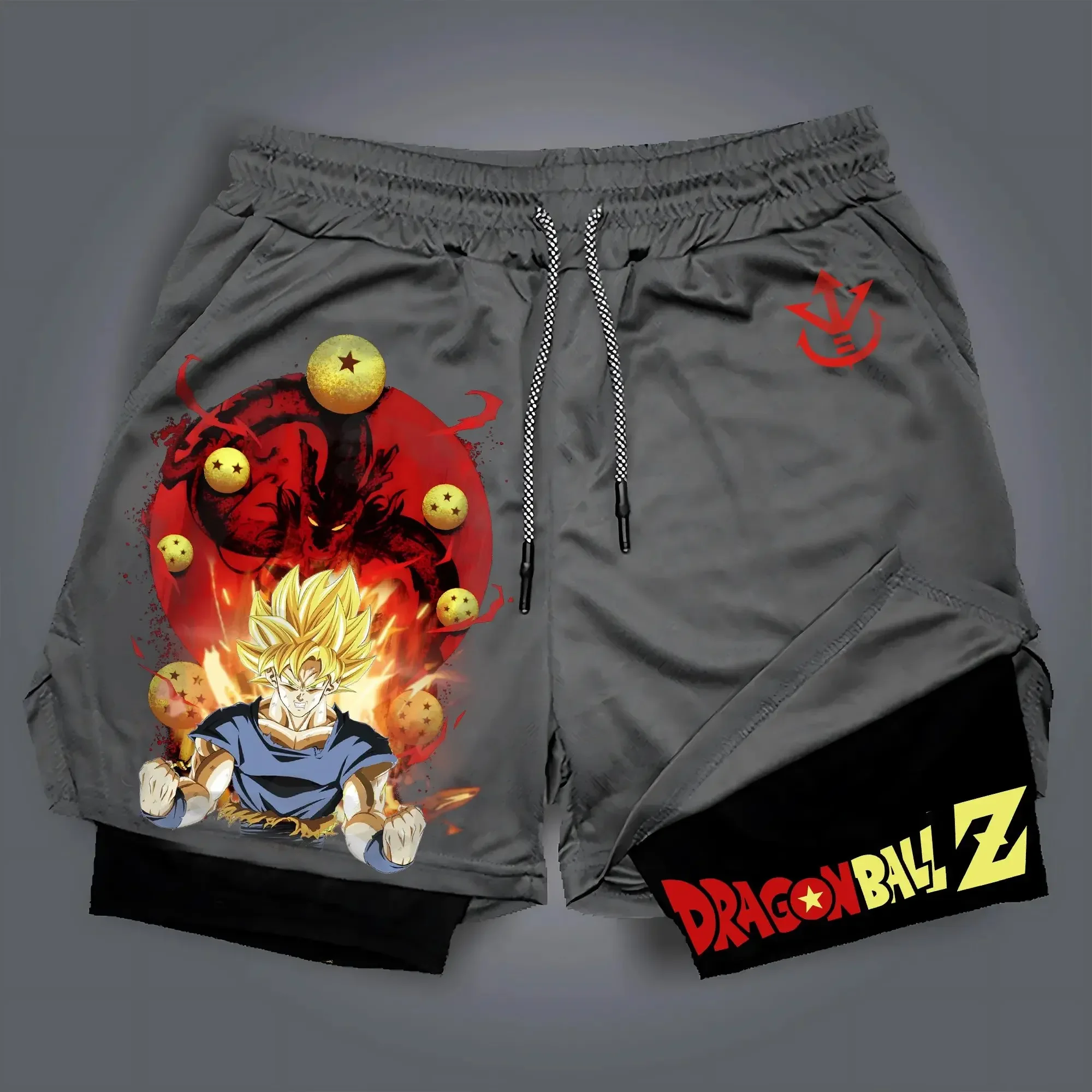 Męskie spodenki anime Dragon B – Summer Clothing Layering recenzja i cena